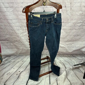 Hollister Men's Slim Jeans - Deep Indigo